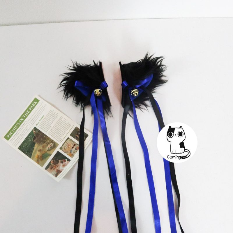 หูแมวติดหมวกกันน็อค ไซส์เล็ก กันแดด-กันลม ถอดเปลี่ยนได้ กาว 3M สำหรับติดรถ  [พร้อมส่ง]❗️เฉพาะหูสำหรับติดหมวก❗️ - รูปที่ 4