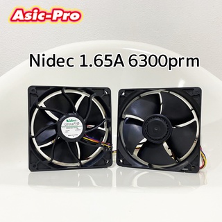 Nidec DC 12V 1.65A 6300 RPM FAN พัดลมเครื่องขุด Asic