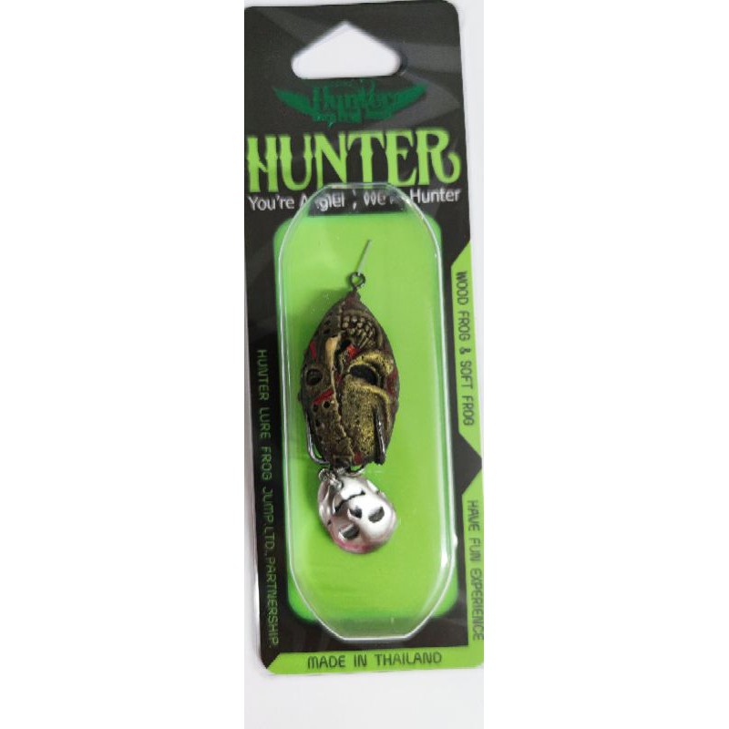 กบยาง Hunter รุ่น New Ghosttail นิว โกสเทล กบยางกะโหลก 3.7ซม. นน.7.5 กรัม ราคาตัวละ 135 บาท fl1J