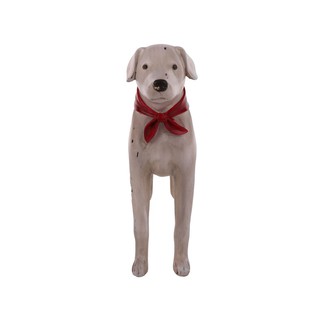 อุปกรณ์ตกแต่งบ้านอื่นๆ ของตกแต่ง HOME LIVING STYLE DOG SCARF 37.5X29 ซม. สีขาว อุปกรณ์ตกแต่งบ้าน เฟอร์นิเจอร์และของแต่งบ