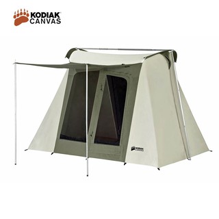 Kodiak Canvas 9x8 ft. 4-Person Flex-Bow Canvas Tent Deluxe เต็นท์ผ้าแคนวาส 6098