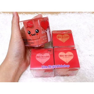 NEE NI COO BE COLORFUL MARK OF HEART-SHAPED CUSHION BLUSH NC06