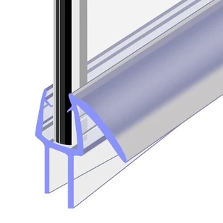 ALPIN แถบปิดผนึกยางหน้าจออาบน้ําแบบพกพาสําหรับห้องน้ําประตูกระจก Weatherstrip