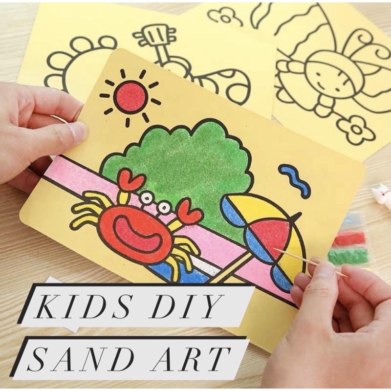 Kids Sand Art Goodie Bag วันเกิดคริสต์มาส