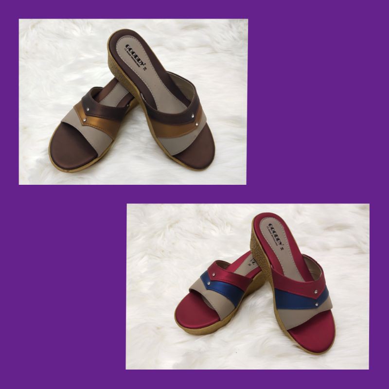 รองเท้าผู้หญิง Lady Midi Heels รองเท้า Wedges/Kasut Tinggi Perempuan