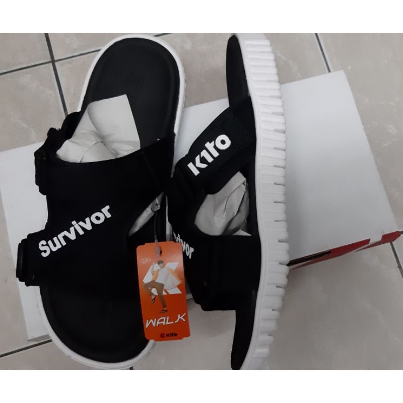 กีโต้ Kito Survivor แบบแตะสวม ชาย/หญิง สีดำ สีแดง สีกรม