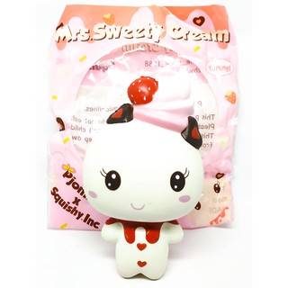 Squishy Mrs Sweety Cream / PJOMMIE ตุ๊กตาบีบสุดน่ารัก ขนาด 15 x 8 cm บีบสนุกเต็มมือ มีกลิ่นหอม ของเล่นคลายเครียด