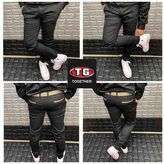 TG-Together แสลคสกินนี่ Silm fit- Trousers (Black) งานแบรนด์ไทยตัดเย็บคุณภาพ