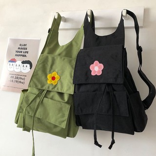 krapaorao กระเป๋าFlower backpackรหัส 095