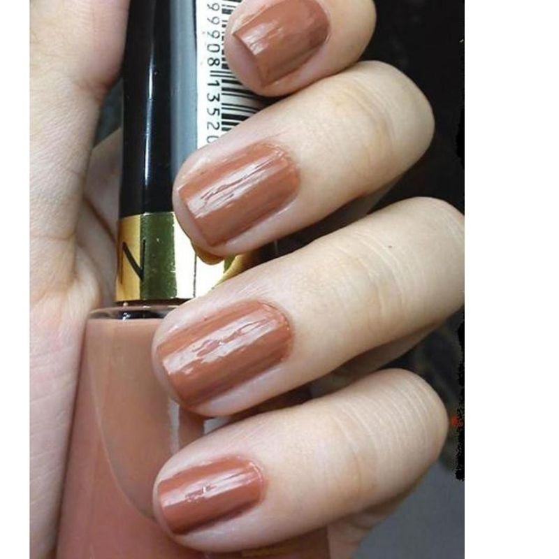 สีทาเล็บ ส้มอิฐ Revlon nail polish #128