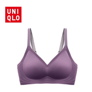 Uniqlo ชุดชั้นในยางพารา ป้องกันการหย่อนคล้อย ไม่มีโครงเหล็ก สําหรับผู้หญิง