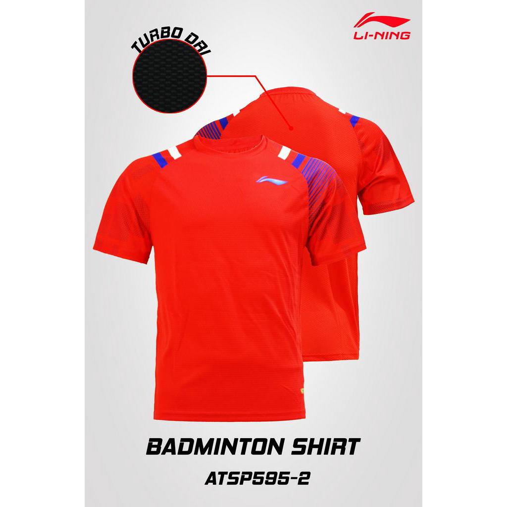LI-NING เสื้อกีฬาแบดมินตัน รุ่น (ATSP597) BADMINTON SHIRT - lining ...