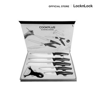 LocknLock เซตมีดสแตนเลสเคลือบเซรามิก 6 ชิ้น COOKPLUS รุ่น CKK101S01