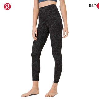 กางเกงโยคะ เทรนนิ่งเอวสูง Lululemonของแท้!!รุ่นAlign™ Pant 25นิ้ว- Wild Thing Camo Deep Coal Multi(ไม่ใช่งานจีน)