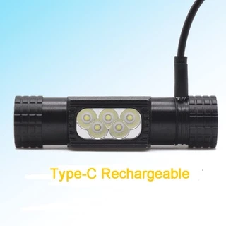Sofirn H25B (H35B) ไฟหน้า Super Bright 2,000 Lumens 3 ชิ้น LED สีขาว + 2 ชิ้นหลอดไฟ LED สีแดงลูกปัด USBC ประเภทไฟหน้ากลางแจ้งแบบชาร์จไฟได้ IP66 กันน้ําขี่