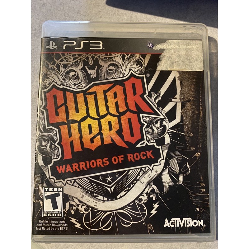 แผ่นเกมส์ Guitar hero warriors of rock Ps3 (มือ2)