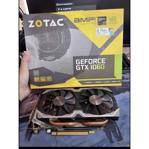 GTX1060 6GB ZOTAC สภาพดีมีกล่อง