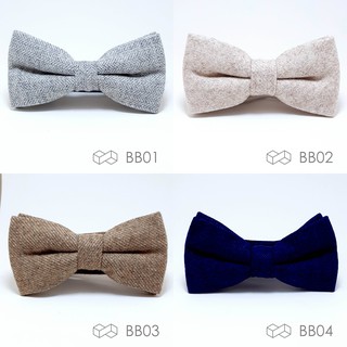 Bowtie (หูกระต่าย) โบว์ไท สำหรับผู้ชาย (พร้อมส่ง 24  ชั่วโมงทุกชิ้น) Set No.2 (BB)