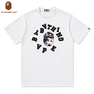 Bape ROCKY เสื้อยืดแขนสั้น ทรงหลวม สไตล์เกาหลี แฟชั่นฤดูร้อน สําหรับผู้ชาย และคู่รัก