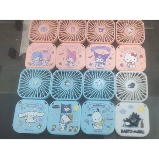 พัดลม sanrio แบบพกพา