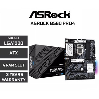 MAINBOARD (เมนบอร์ด) 1200 ASROCK B560 PRO4 Warranty 3 - Y