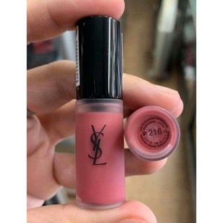 ลิปสเตนสีแม็ตต์ YSL Tatouage Couture Velvet Cream ขนาดทดลอง 3ml. (Nobox)