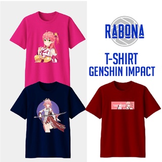 Genshin Impact Series พร้อมส่ง เสื้อยืดแขนสั้น ผ้าฝ้าย ขนาดใหญ่ สําหรับเด็ก 30s