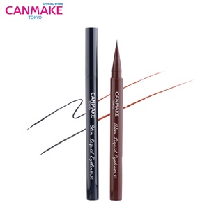 Canmake Slim Liquid Eyeliner อายไลเนอร์ปลายพู่กันเรียวเล็ก