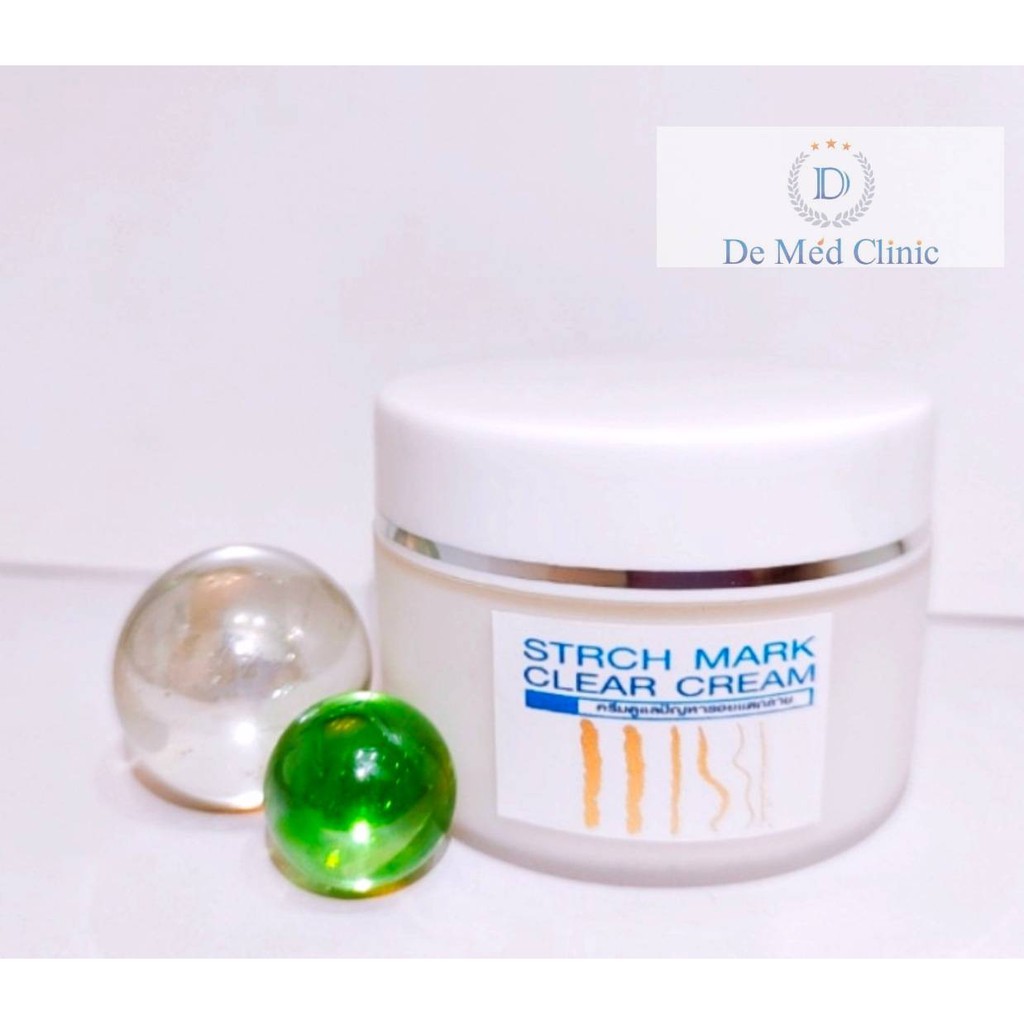 DeMed STRETCH MARK Clear CREAM 30 g ครีมบำรุงผิว ลดรอยแตกลายสูตรเข้มข้นพิเศษ พิเศษ 690฿จากปกติ 900฿ 