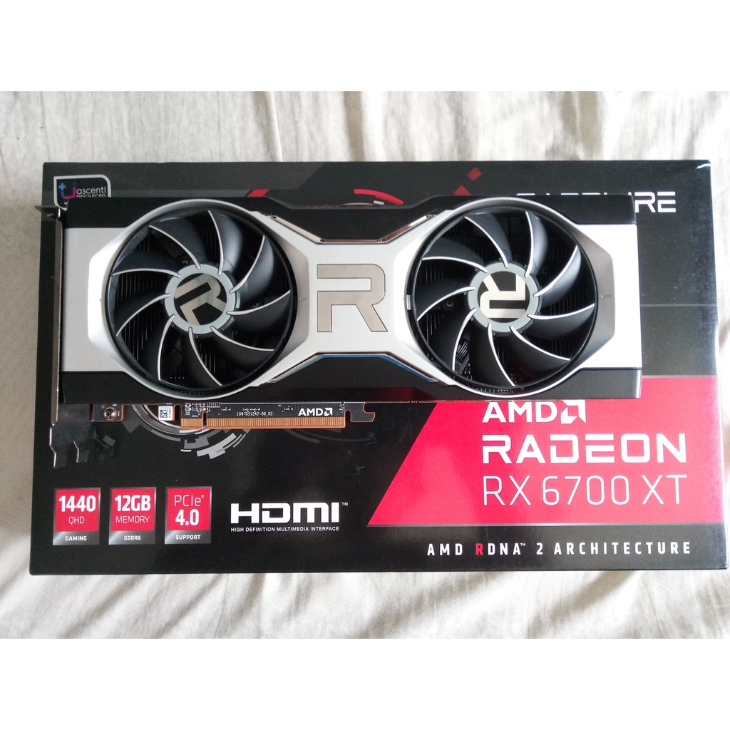 [GPU] การ์ดจอ AMD Sapphire RX6700XT [มือสอง]