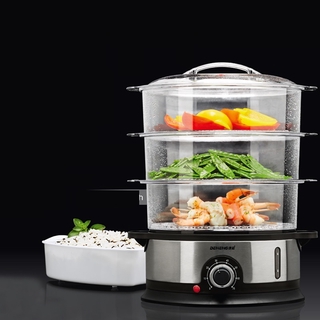 หม้อนึ่งไฟฟ้า Deneng electric steamer multifunctional domestic small three-layer steamer