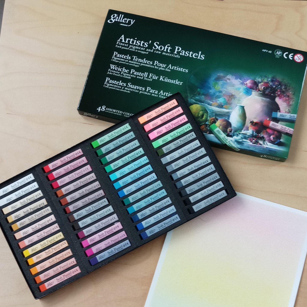 สี Soft Pastel 48 สี แบรนด์ Gallery Mungyo 