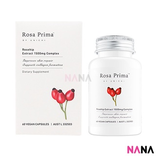 Unichi Rosehip Extract 1500mg Complex 60 Vegan Capsules [Brand Authorized Reseller] (EXP:03 2025)