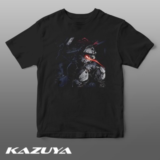 เสื้อยืดครอปKazuya เสื้อยืดโปสเตอร์ พิมพ์ลายอนิเมะ Goblin Slayer DV-0029S-5XL