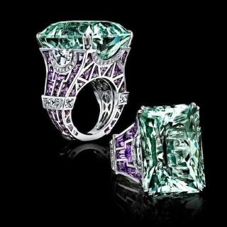 Cincin Silver Emerald untuk Pesta Cocktail