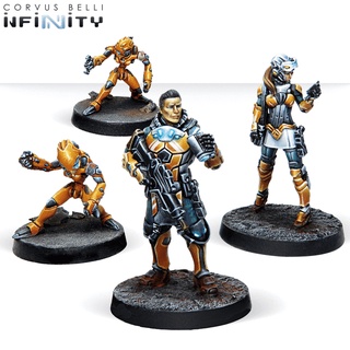 INFINITY Yu Jing - Yu Jing Support Pack - Invincible Army Ikari White Banner Company NA2 CodeOne N4