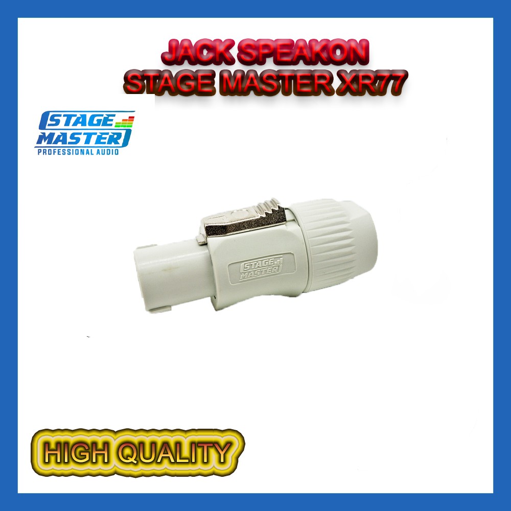Jack Speakon Stage Master XR77 / ขั้วต่อสาย Jack Speakon 4 เสา