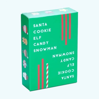 Santa Cookie Elf Candy Snowman Card Game