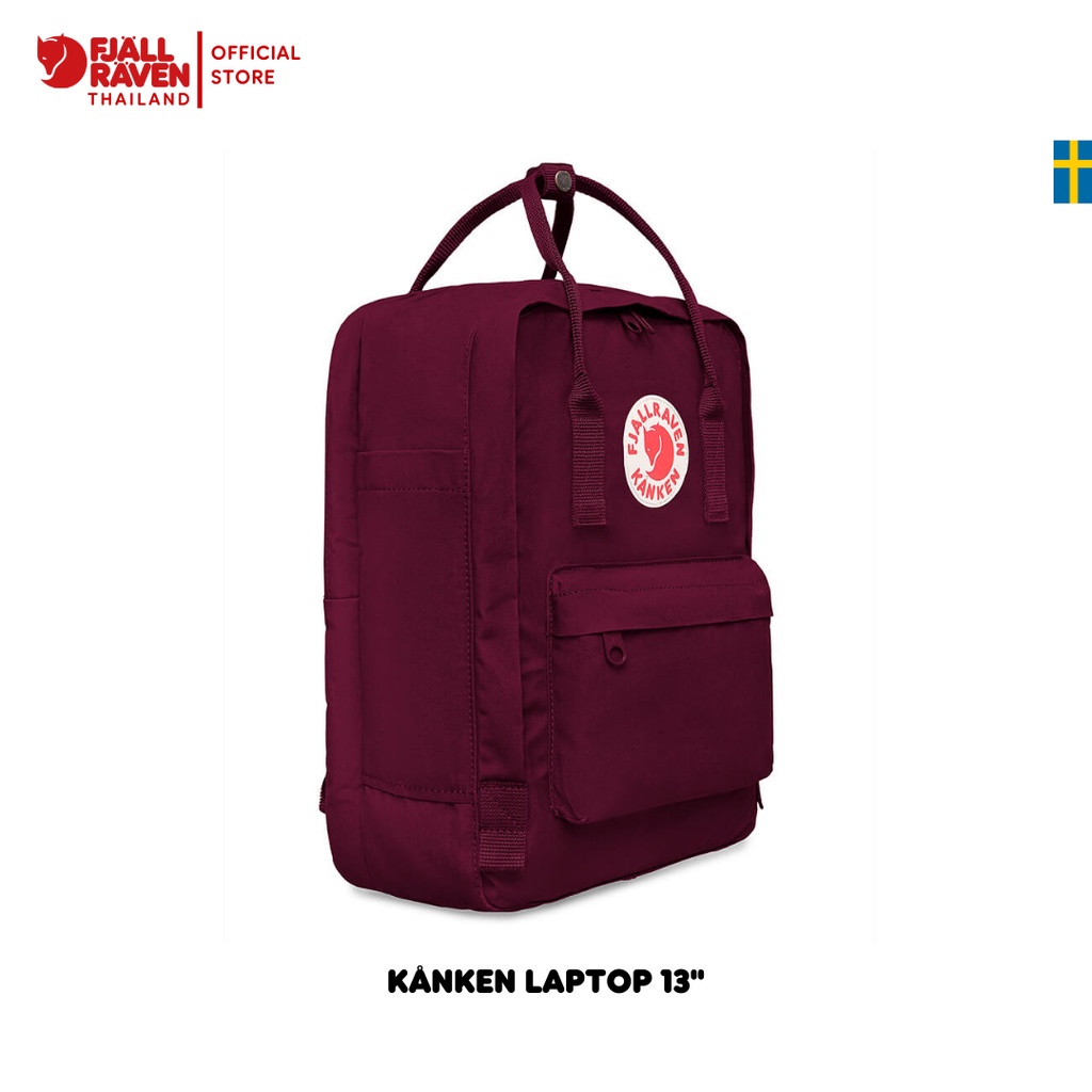 ▨✈♀Fjallraven Kanken Laptop 13" / เป้สะพายหลัง Kanken แท้ กระเป๋าคอมพิวเตอร์โน๊ตบุ๊ค จากสวีเดน Unisex bag เป้เดินทาง