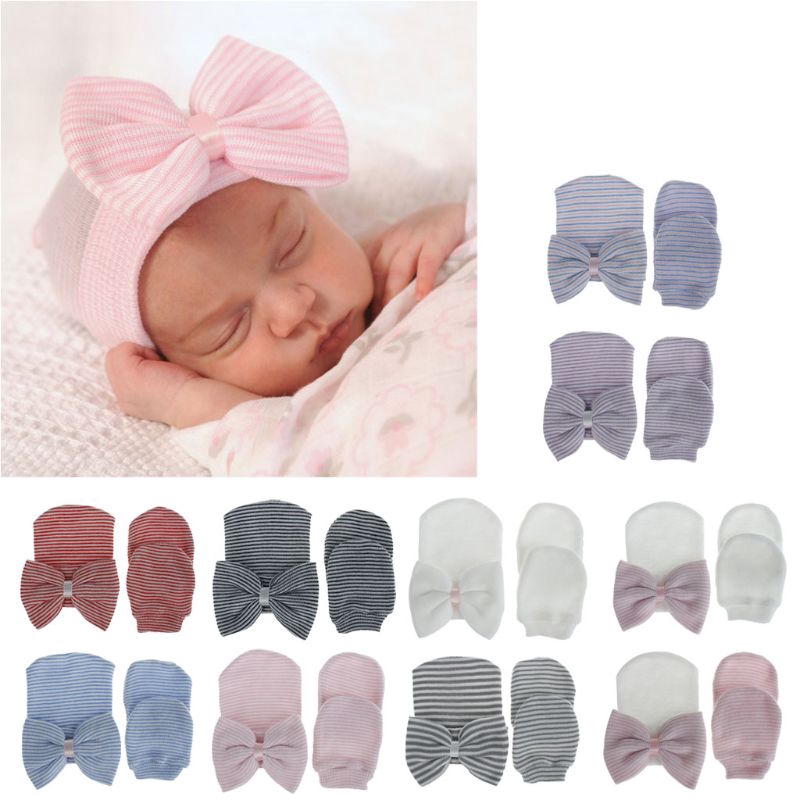 newborn hospital hat girl