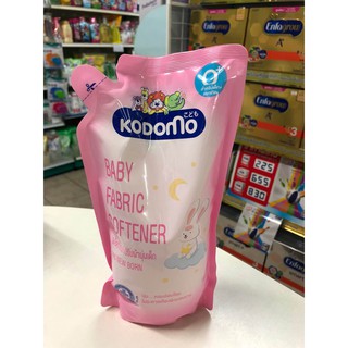 (ยกลัง 12 ถุง) KODOMO น้ำยาปรับผ้านุ่ม สูตรสำหรับทารกแรกเกิด ขนาด 600 ml.