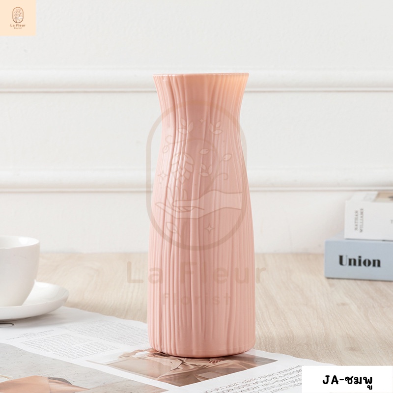 แจกันพลาสติกใส่ดอกไม้ รุ่น JA สำหรับดอกไม้ปลอม แบบมินิมอล minimal ตกแต่งบ้าน โต๊ะอาหาร และตกแต่งห้องต่างๆ - รูปที่ 3