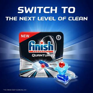 [USA] Finish 82 ชิ้น Quantum Tablet dish washing machine Ultimate ผลิตภัณฑ์ล้างจาน ชนิดก้อน ฟินิช