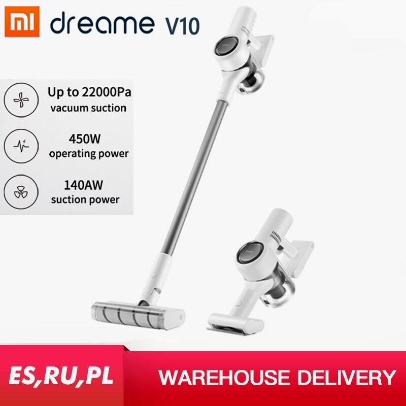 Xiaomi Chain Dreame V10 Boreas Vacuum Cleaner Handheld Portable Wireless Vacuum Cleaner Upgrade V9 V9P 22kpa Suction
