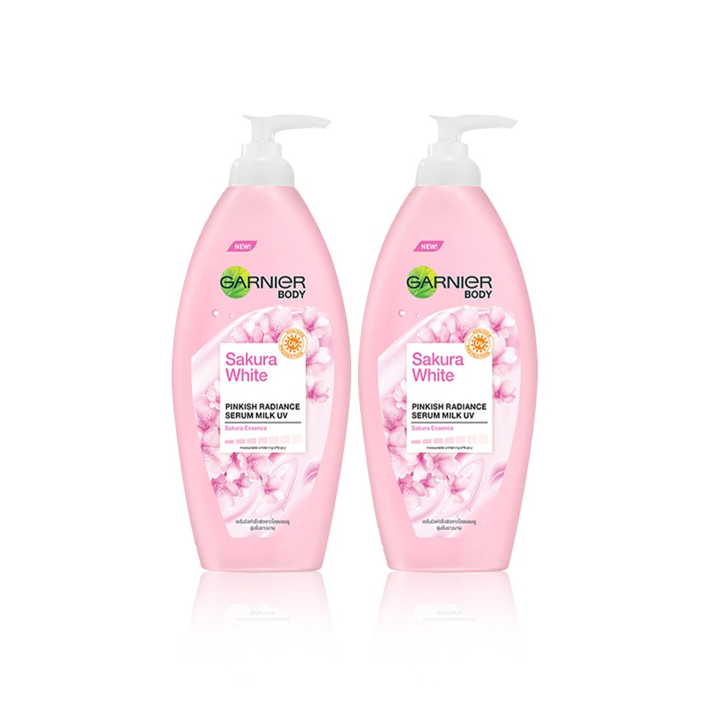 การ์นิเย่ ซากุระ ไวท์ บอดี้ โลชั่น 400 มล. X2_Garnier_Sakura Body (โลชั่นการ์นิเย่, โลชั่นผิวขาว, โลชั่นบำรุงผิว) #4