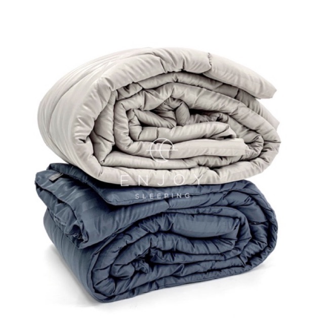 Enjoysleeping ผ้าห่ม ที่นอน 5 ฟุต 6 ฟุต  8 ฟุต ผ้านวม 90x100 ผ้าคลุมเตียง  blanket รีสอร์ท ห้องพัก A