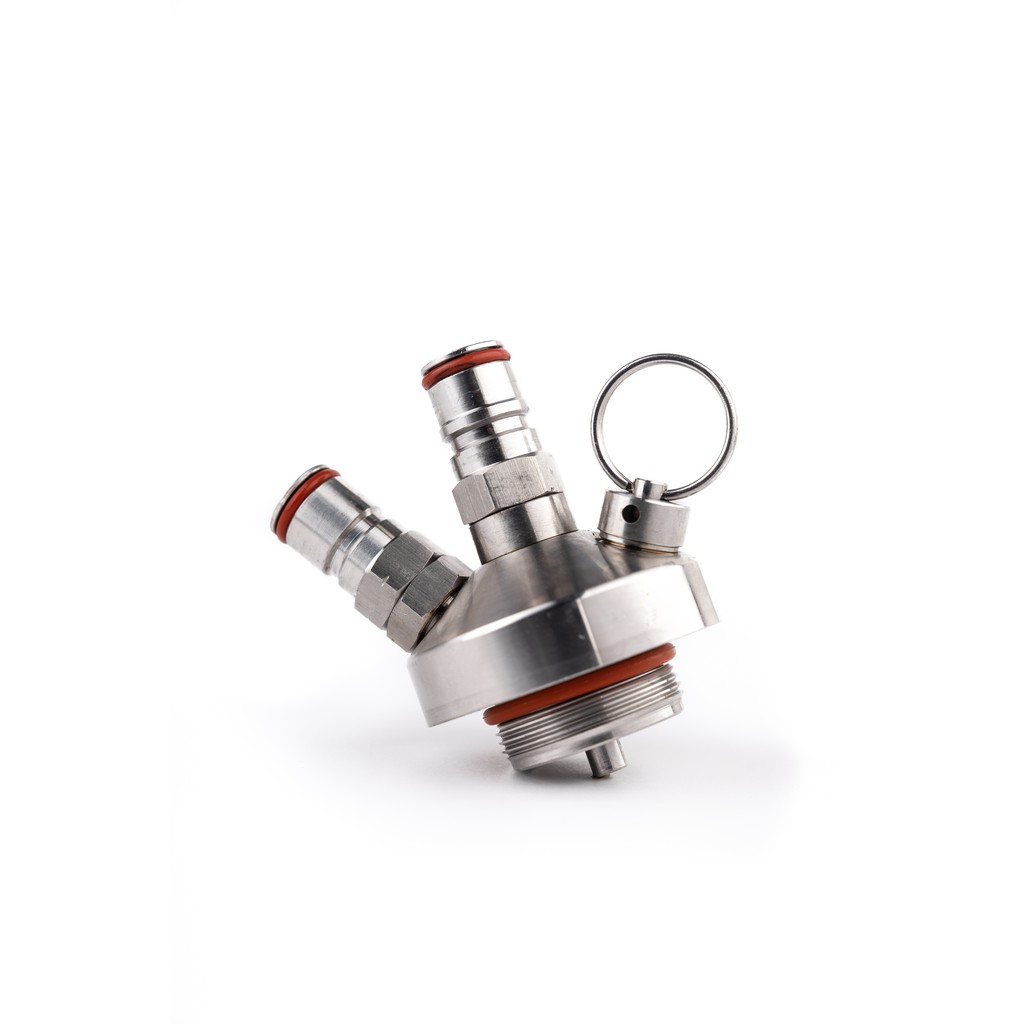 Keg Head In-Out Mini Keg หัวต่อสำหรับถังเบียร์ 2 หัว
