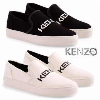 [เก็บ code ลดเพิ่ม 1000]พร้อมส่งในไทย📦รองเท้า Kenzo Logo Slip-on **Made in Spain ของเเท้