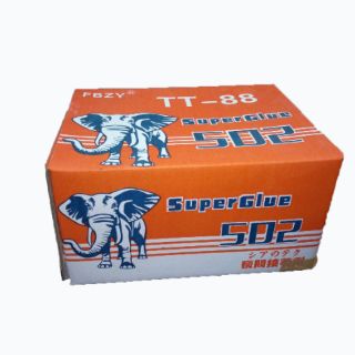 กาวร้อนแห้งเร็ว 25ขวด ตราช้างSuperGlue502- Hotglue