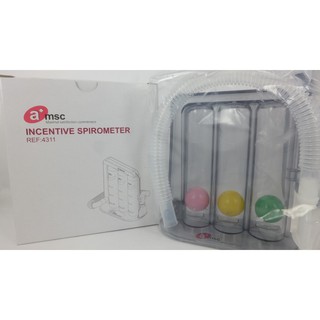 TRIFLOW METER (TRIBALL INCENTIVE SPIROMETER)  บริหารปอด